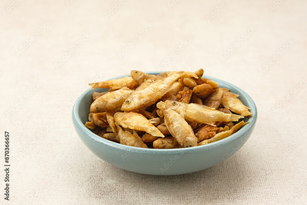Wader Crispy or Fried Fish, Indonesian food
Wader Crispy or Fried Fish, Indonesian food