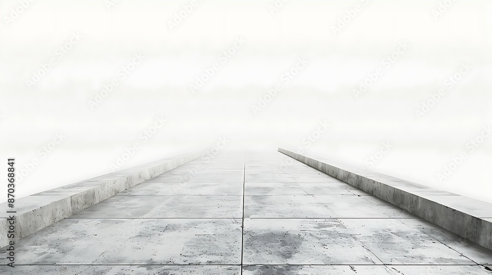 concrete floor isolated on a white background with clipping path for design concrete floor isolated on a white background with clipping path for design