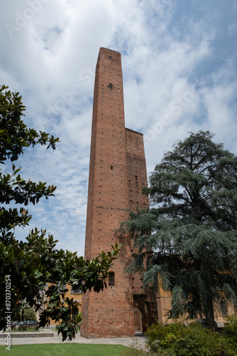 Obraz na płótnie Pavia towers medieval w salonie