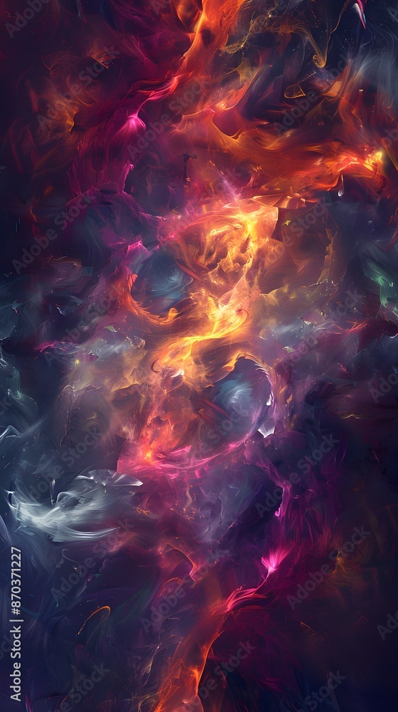 Fototapeta premium abstract colorful waves background