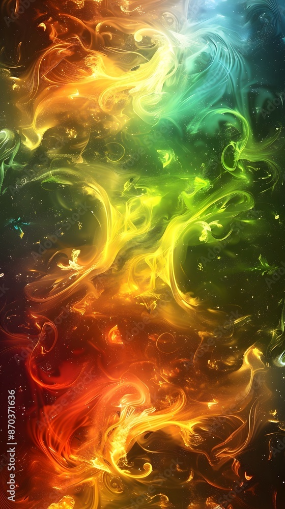 Fototapeta premium abstract colorful waves background