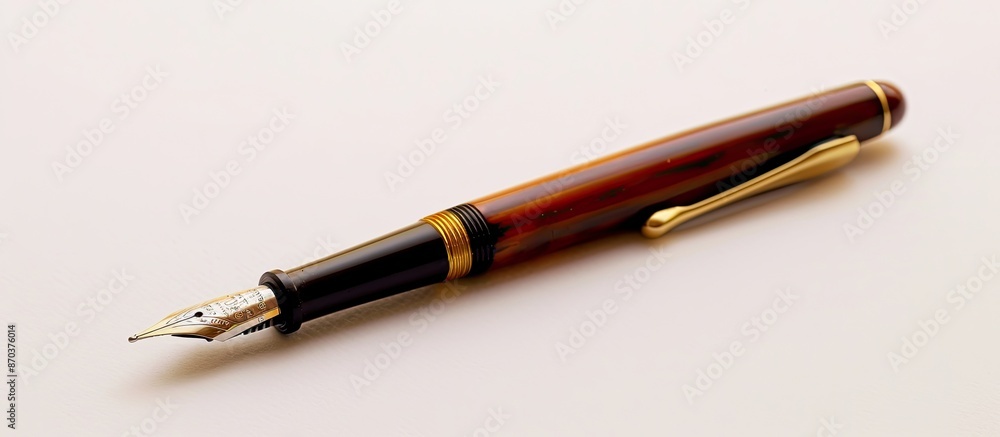 A pen is a writing instrument that is a rectangle with a copy space image. A pen is a writing instrument that is a rectangle with a copy space image.