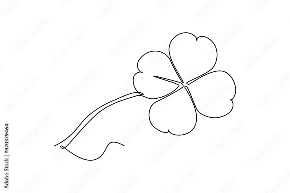 Leaves concept. Single line draw design vector graphic illustration. Leaves concept. Single line draw design vector graphic illustration.