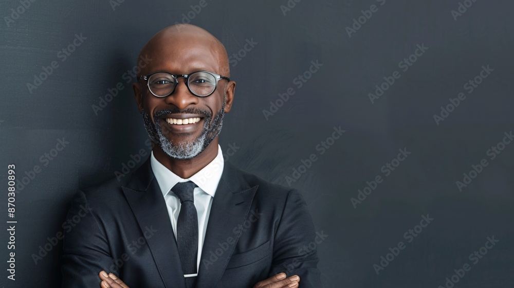 Magazine cover featuring a financial guru with a confident smile, magazine photography style Magazine cover featuring a financial guru with a confident smile, magazine photography style