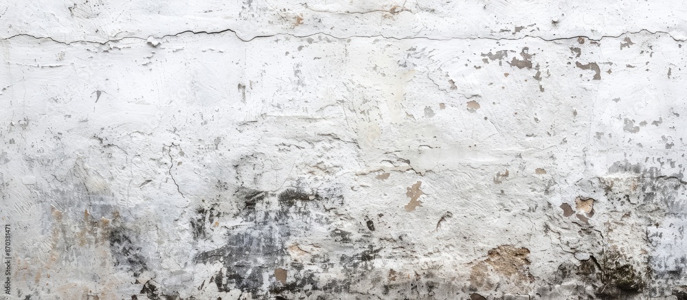 Obraz premium A vintage or grungy white background resembling natural cement or stone with an old texture, suitable as a retro pattern wall with copy space image.
