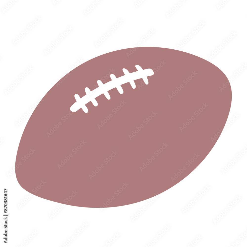 A brown American football A brown American football