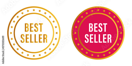 Best seller badge sign icon vector design