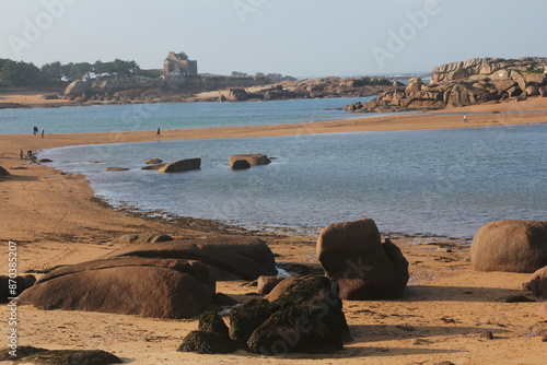 Côte de granite rose, Bretagne photo