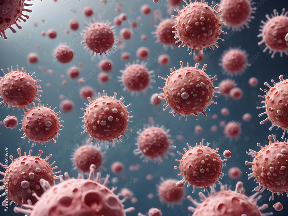 Lymphocytes and biomedical concept Lymphocytes and biomedical concept