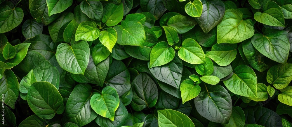 Background image of green leaves with a natural texture as wallpaper, providing copy space for text. Background image of green leaves with a natural texture as wallpaper, providing copy space for text.