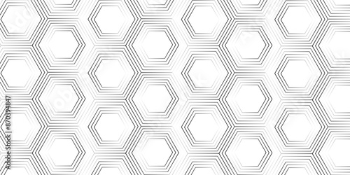 white hexagon geometric abstract transparent background. vector gradient gray stock line abstract pattern Transparent monochrome striped texture, seamless pattern, modern stylish texture. photo