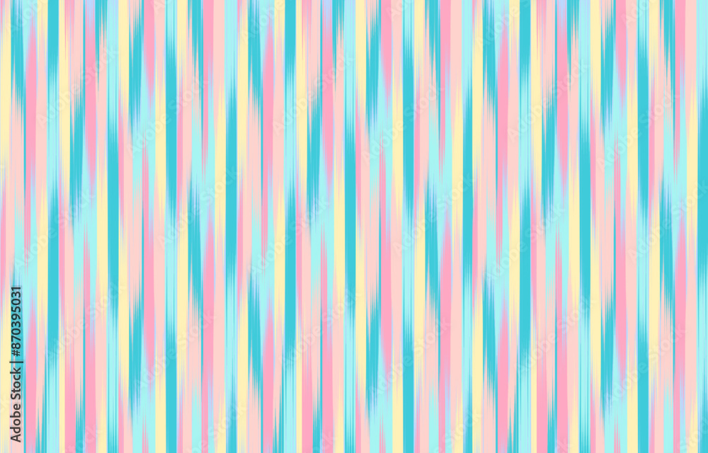 Design Textile ikat wave abstract geometric ikat, design ikat vector for background, wallpaper, carpet, wrapping, fabric, textile fashion wearing. Design Textile ikat wave abstract geometric ikat, design ikat vector for background, wallpaper, carpet, wrapping, fabric, textile fashion wearing.