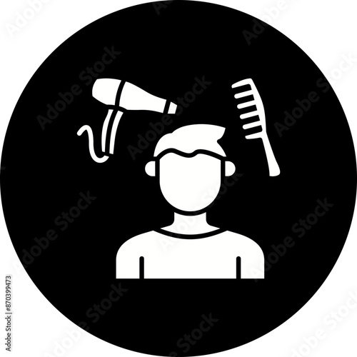 Hair styling Icon