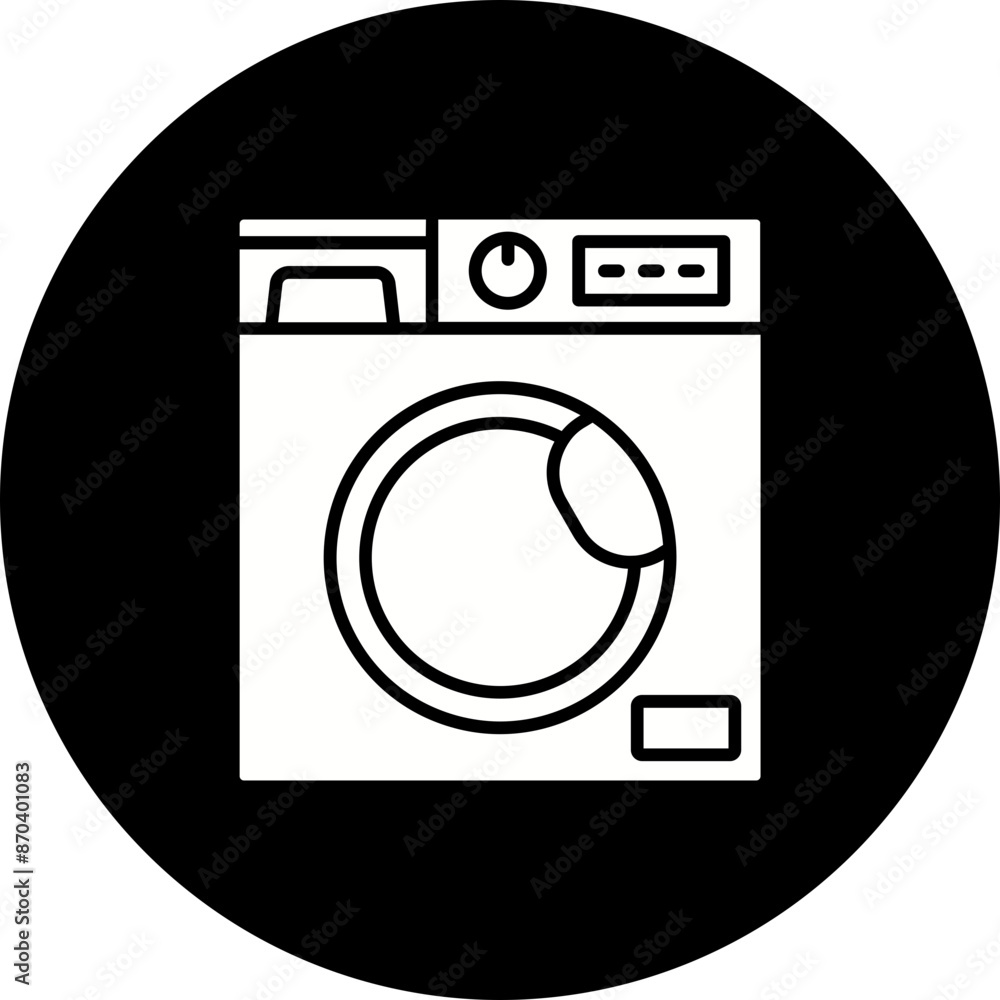 Washing machine Icon Washing machine Icon