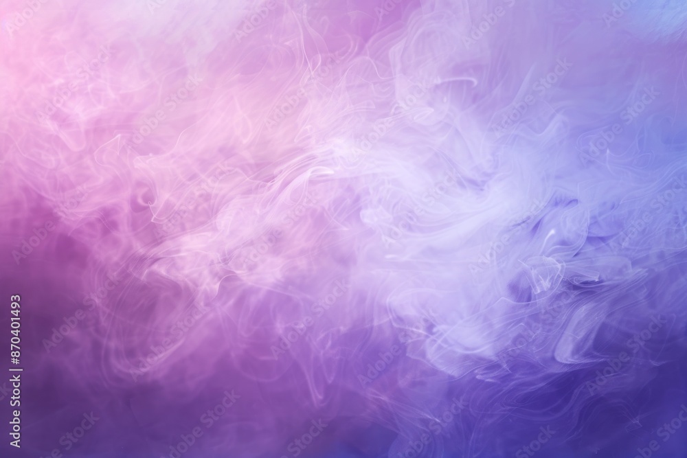 Obraz premium Abstract Swirling Smoke in Pink and Purple