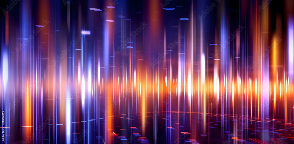 Blurred traffic lights at night with vibrant colors. Blurred traffic lights at night with vibrant colors.