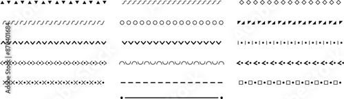 Frame Borders icons Set. Outline signs decorative frames. Abstract linear vectors vintage floral decoration symbol. Black contour for website designs and mobile app isolated on transparent background.