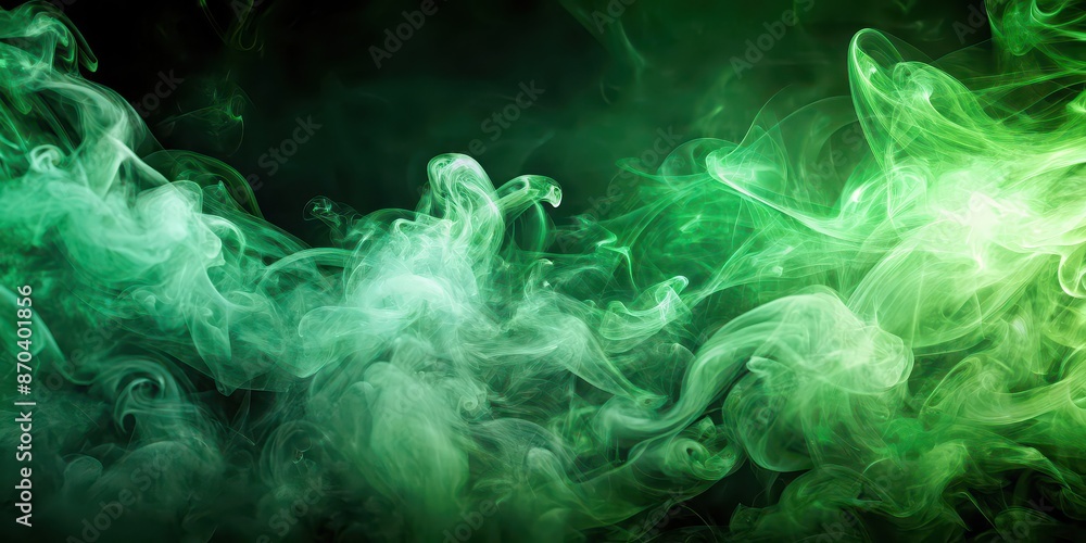 Beautiful smoky background in green tones, smoke, abstract, vibrant, texture, scenic, nature, colorful, backdrop, ethereal Beautiful smoky background in green tones, smoke, abstract, vibrant, texture, scenic, nature, colorful, backdrop, ethereal