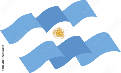 Argentina Flag Illustration