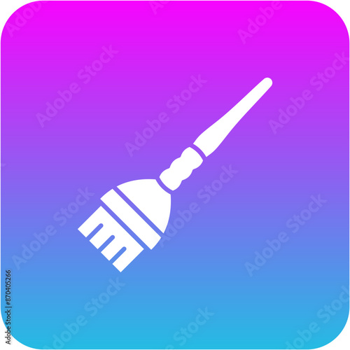 Hair dye brush Icon