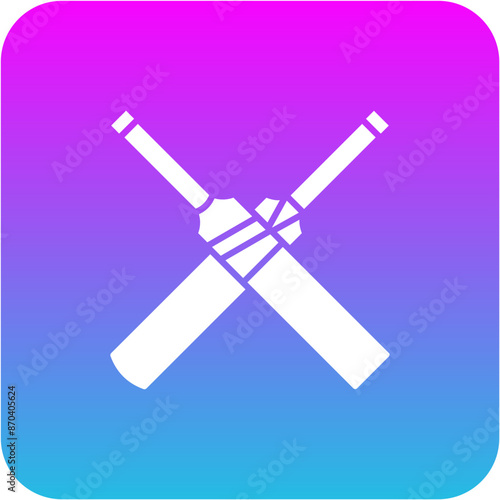 Cricket bat Icon