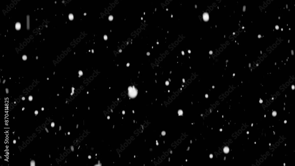snow on a black background, snow falling particle animation, nature snow on a black background, snow falling particle animation, nature