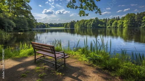 Lakeside Serenity stock photo   © Sreyroth