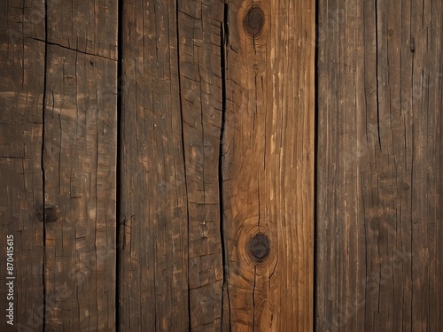 A rustic wooden texture background © Naveen