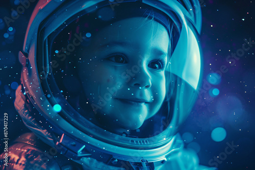 a child in a space suit © Cristina