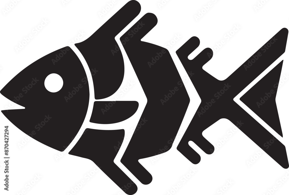 Fish vector Icon. Sea Food illustration symbol. Farm Element logo Fish vector Icon. Sea Food illustration symbol. Farm Element logo