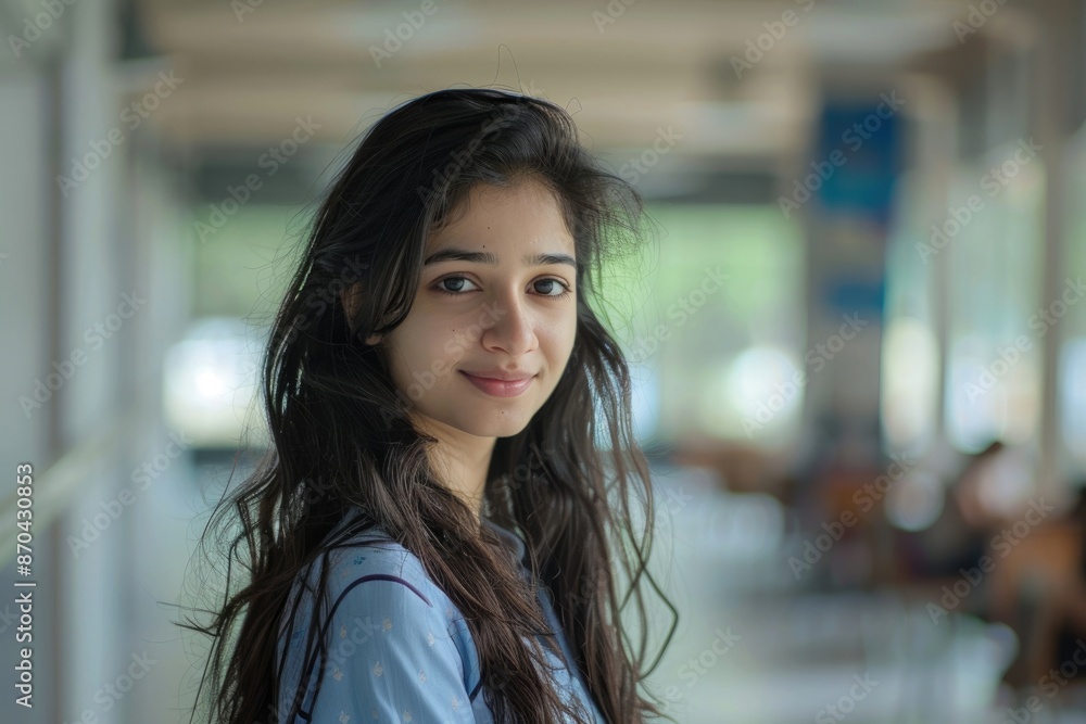 beautiful female indian college girl in hall beautiful female indian college girl in hall
