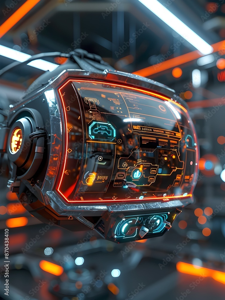 Virtual Reality Futuristic HUD and UI Interface for Immersive Gaming Experience Virtual Reality Futuristic HUD and UI Interface for Immersive Gaming Experience
