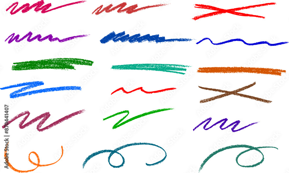 Scribble Chalk Crayon Drawing Scribble Chalk Crayon Drawing