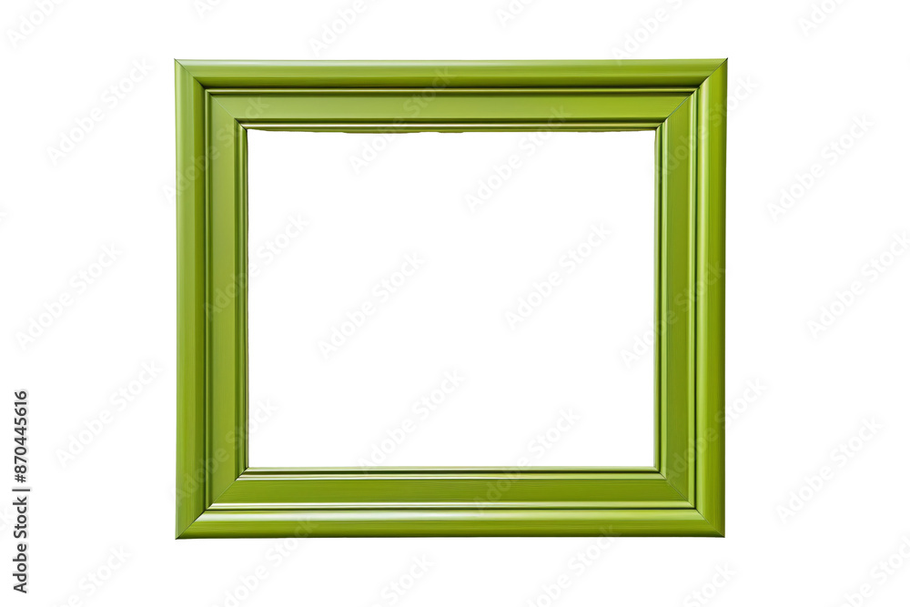 a green frame with a white background a green frame with a white background