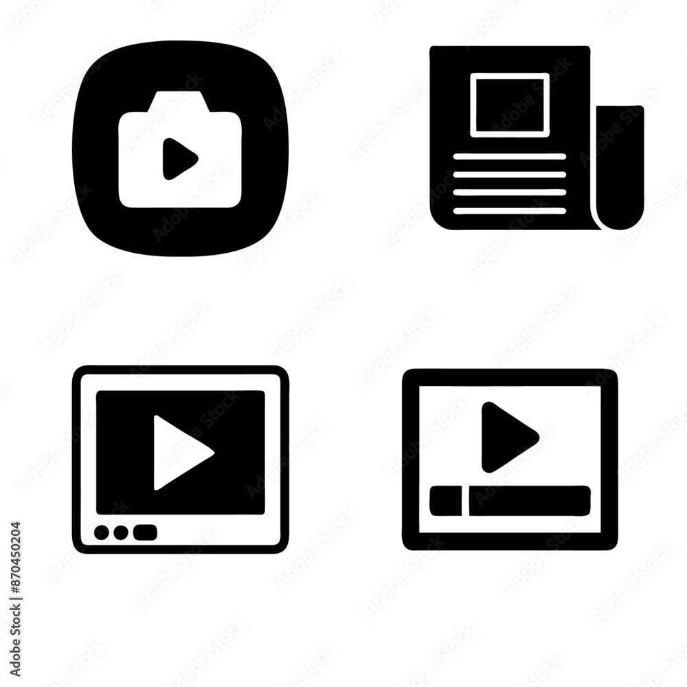 media vector, icon for various uses media vector, icon for various uses
