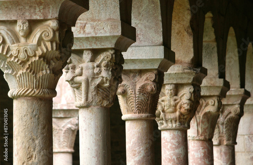 Abbey of Saint Michel de Cuxa. The cloister (12th century).