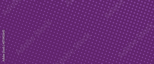 Abstract dots halftone pattern purple color gradient texture background vector illustration modern