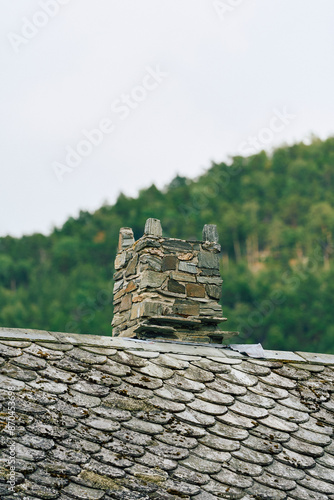 Stone chimney from Otternes 