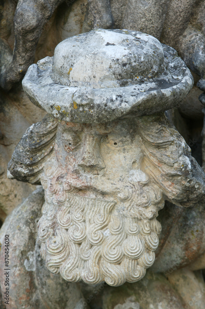 Fototapeta premium Convent of Christ in Tomar. Chapter Window Detail. Portugal.