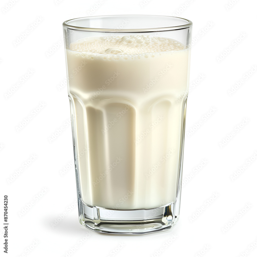 Glass of milk on a white background. Dairy product close-up. Glass of milk on a white background. Dairy product close-up.