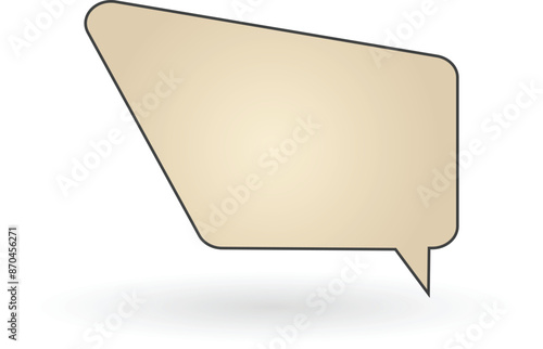 Speech bubble can be used as comic
