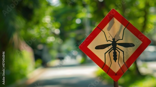 Dengue Fever Warning Signs stock photo  