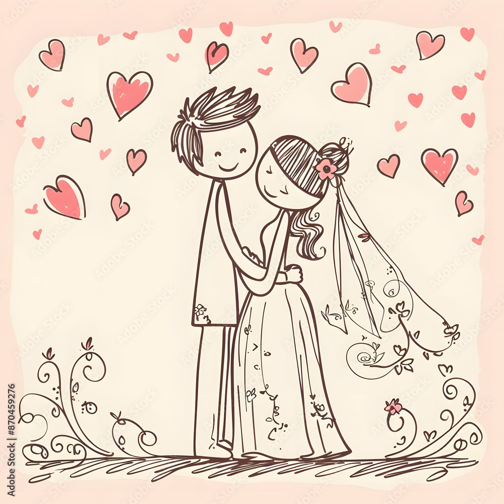 wedding card cartoon illustrator wedding card cartoon illustrator
