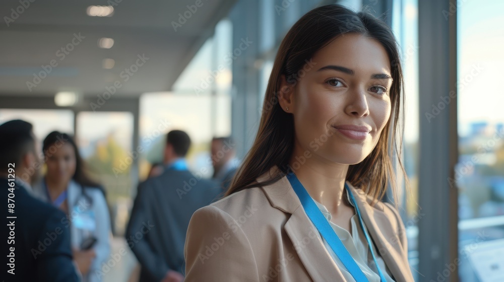 Fototapeta premium The Businesswoman at Conference