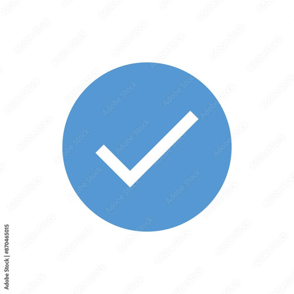 Verified icon vector isolated on white background. verification check mark. Vector Verified icon vector isolated on white background. verification check mark. Vector
