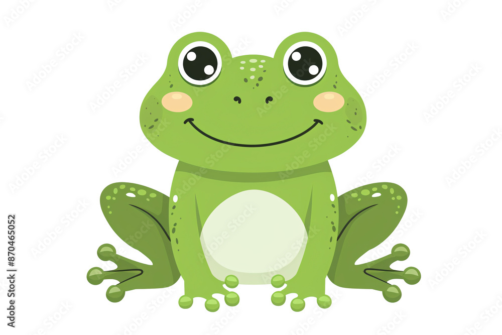 a cartoon of a frog