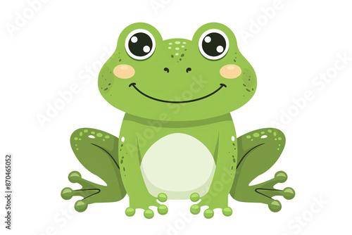Obraz na płótnie a cartoon of a frog w salonie