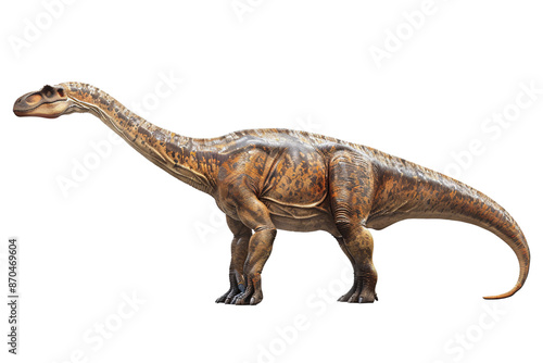 Fototapeta Naklejka Na Ścianę i Meble -  a dinosaur with long neck and long neck