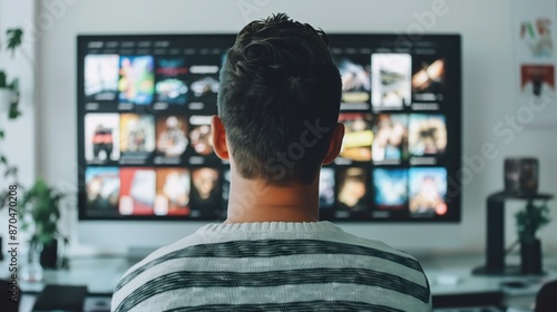 Developer building recommendation system for streaming services, machine learning, entertainment industry.