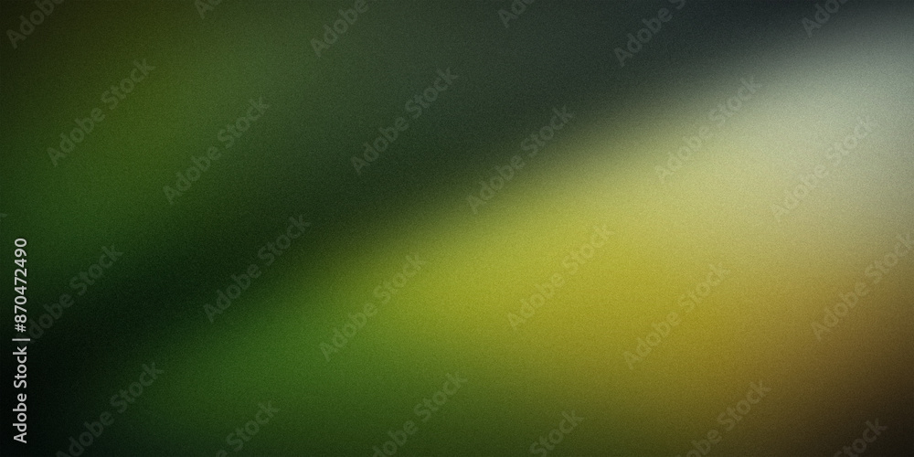 Fototapeta premium Dynamic gradient background transitioning from deep green to vibrant yellow, creating a refreshing and natural look. Ideal for nature-themed designs, digital art, and creative backgrounds